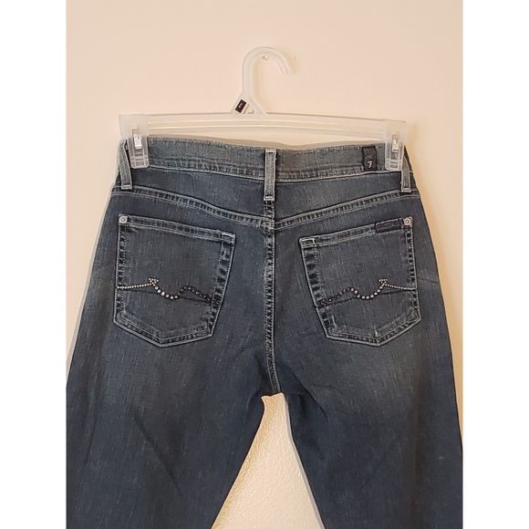 Women's, 7 For All Mankind Jeans, 28W x 31L, Blue - Picture 4 of 6